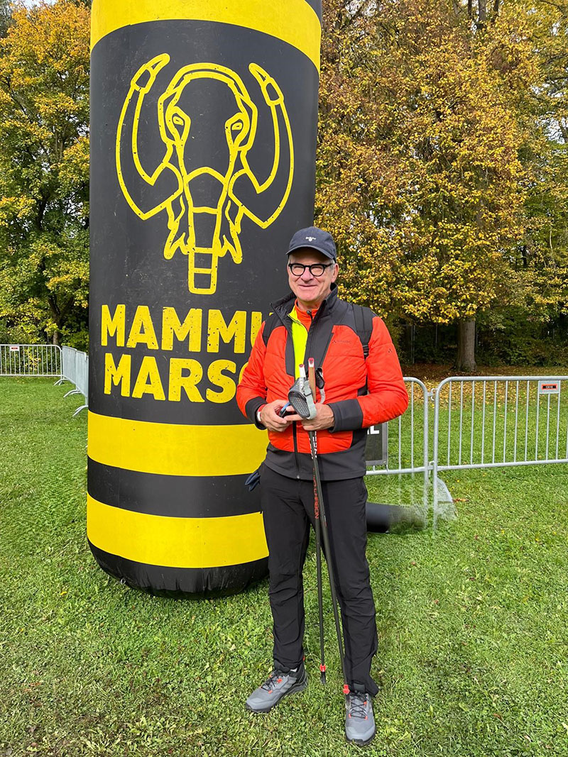 Jörg beim Mammutmarsch