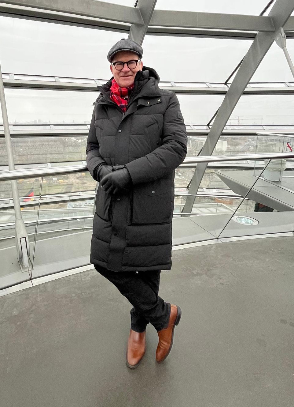 Jörg in der Reichstagskuppel