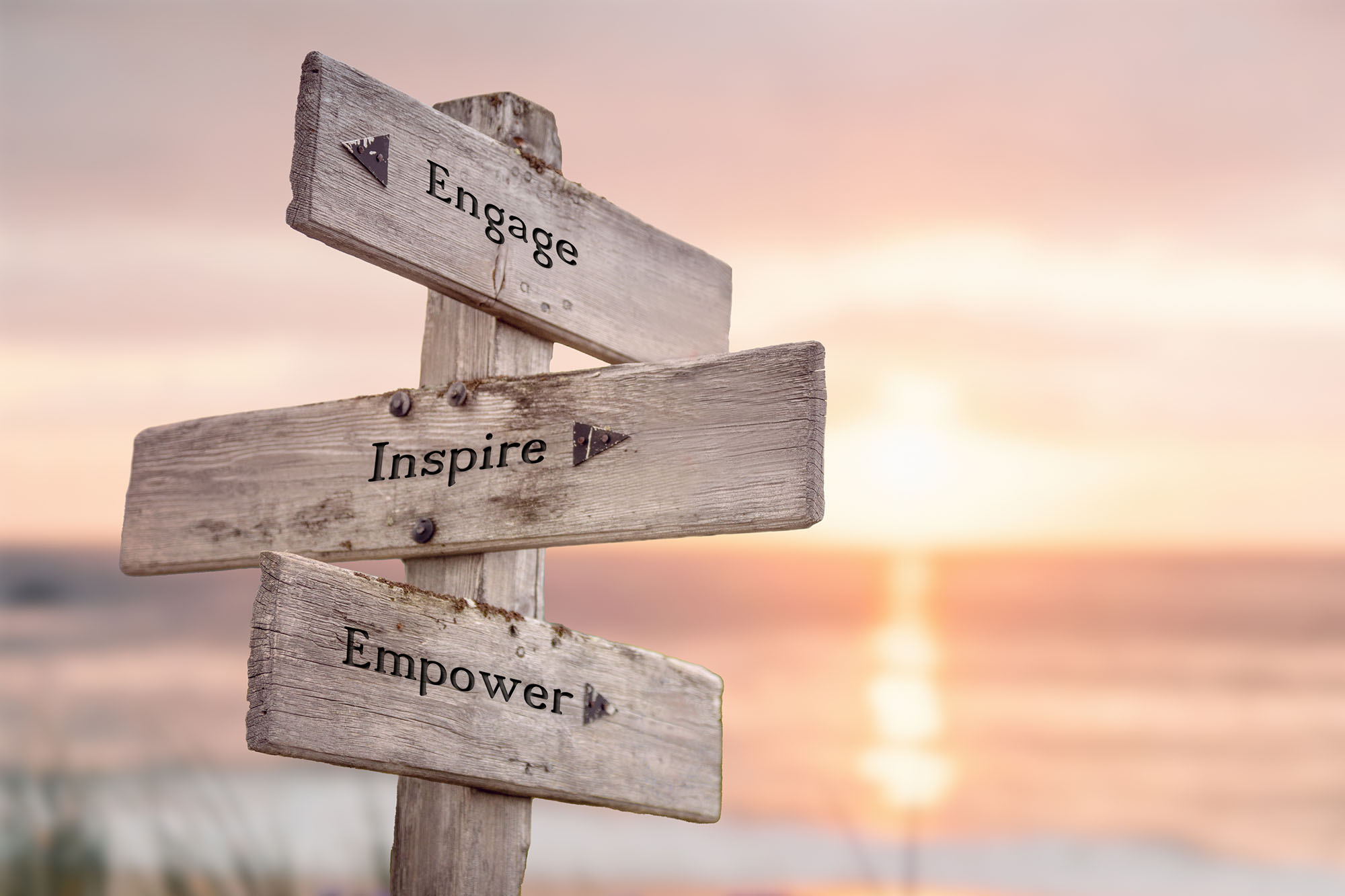 Wegweiser Engage Inspire Empower